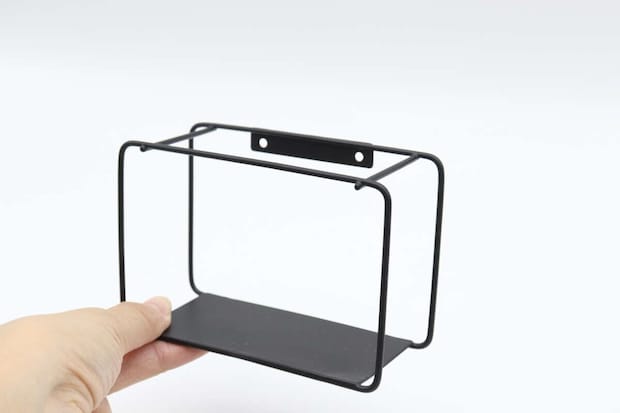 ダイソーアイアン壁掛けインテリア収納長方形サイズ