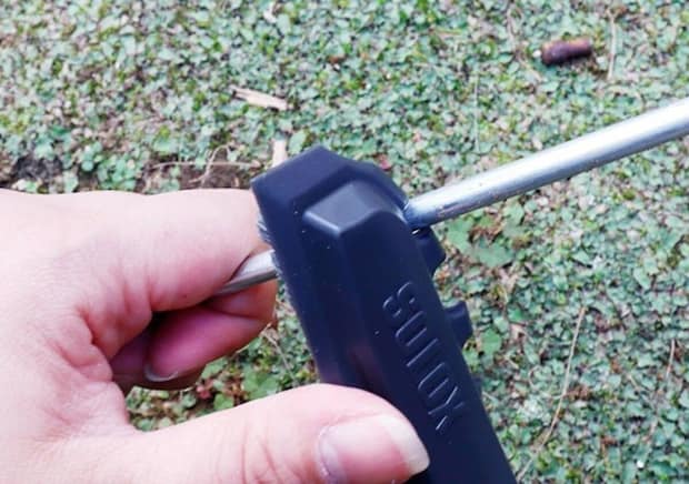 ダイソー　泥落としブラシ　使用例