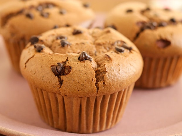 チョコチップシフォンのできあがり