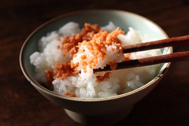 ダイソー　鮭ほぐし　粒