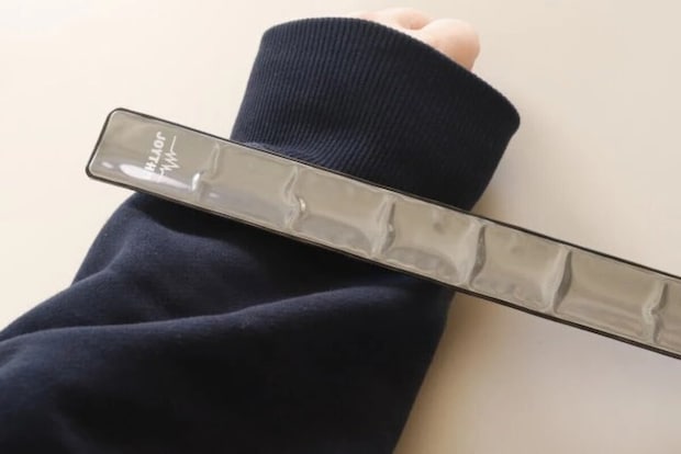 ダイソー　反射ワンタッチバンド　使用方法