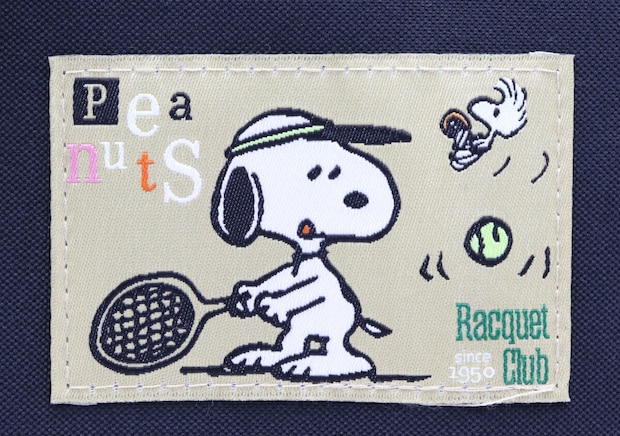 スヌーピーメッセンジャーバッグタグ