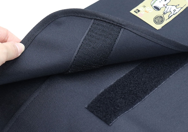 スヌーピーメッセンジャーバッグ面ファスナー