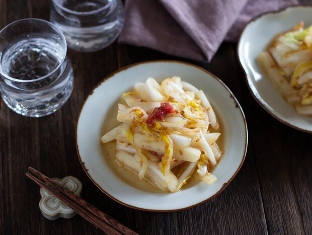 白菜の梅おかかサラダ 白菜の梅おかかサラダ