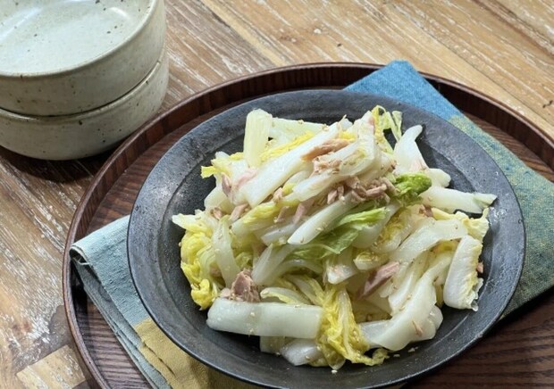 白菜のツナポン酢サラダ