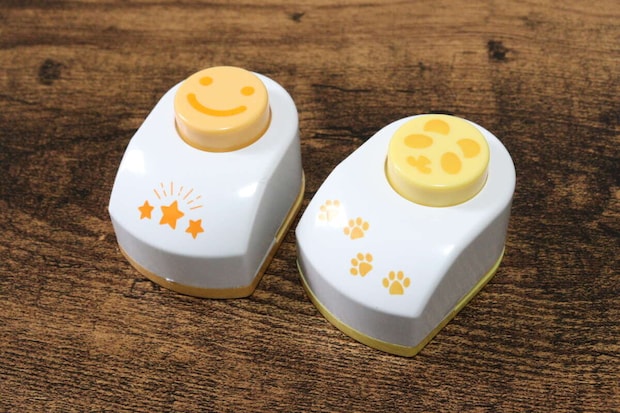 ダイソーののり用パンチ フレンドとのり用パンチ アニマルのビジュアル