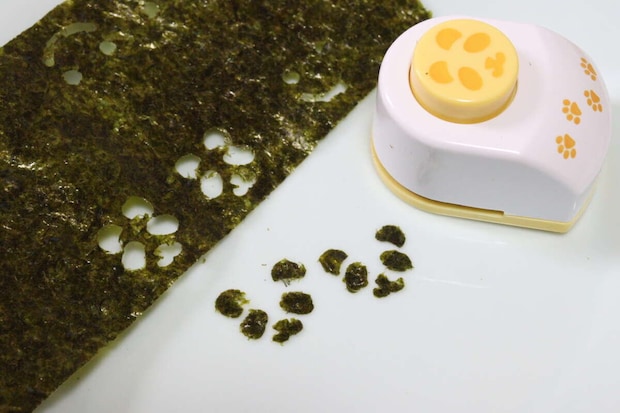 ダイソー のり用パンチ アニマル ダイソーののり用パンチ アニマルの使用例