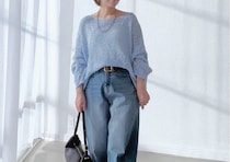 おしゃれな人は「ブルーニット」を選んでる！甘すぎないのに華やか♡春先取りコーデ5style