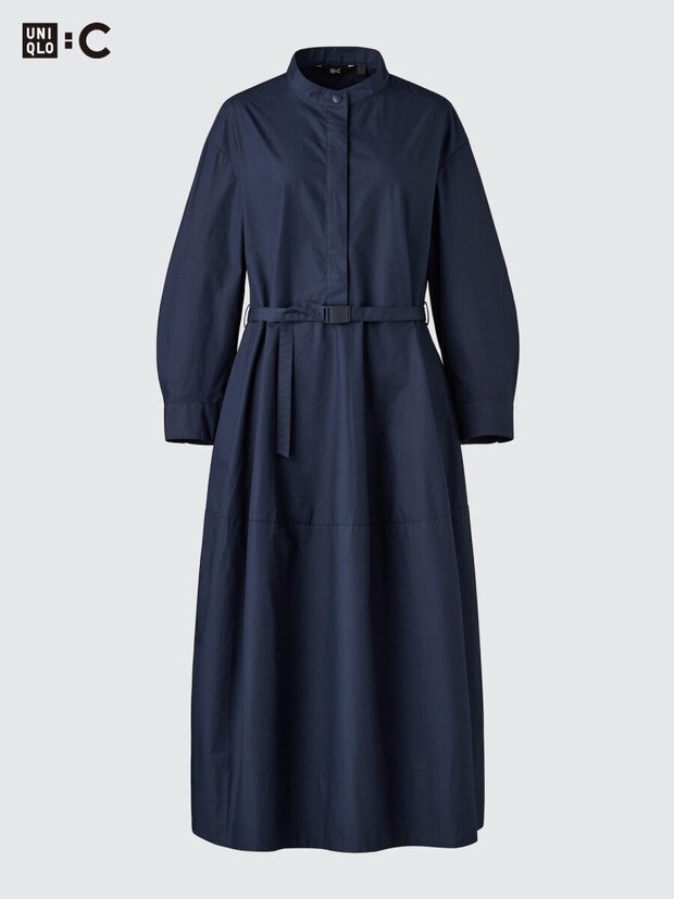 コットンボリュームスリーブワンピース 2026春ユニクロ大人女性おすすめコットンボリュームスリーブワンピース