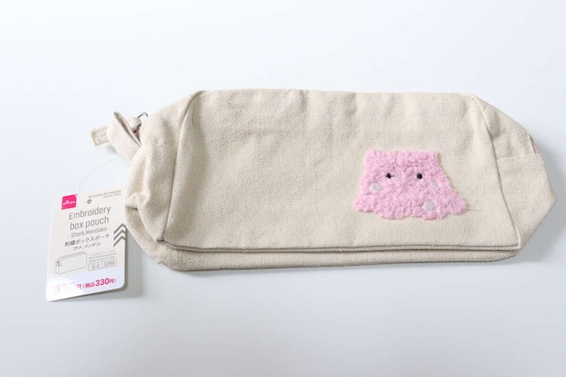 刺繍ボックスポーチ（サメ、メンダコ）　パッケージ