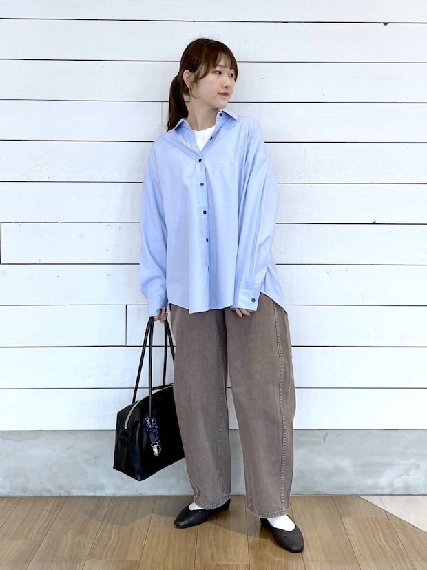 365日マイスタイルシャツ 2026春グローバルワーク大人女性おすすめ365日マイスタイルシャツ