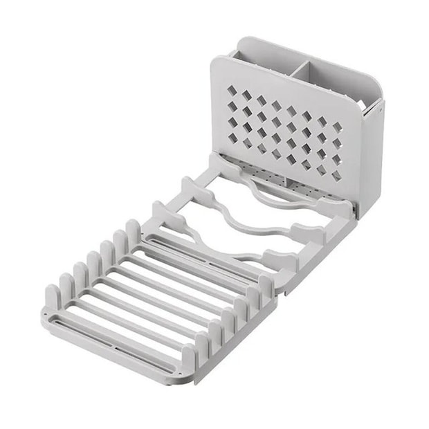 カインズ　水切りスタンド付き吸水マット グレー Mサイズ