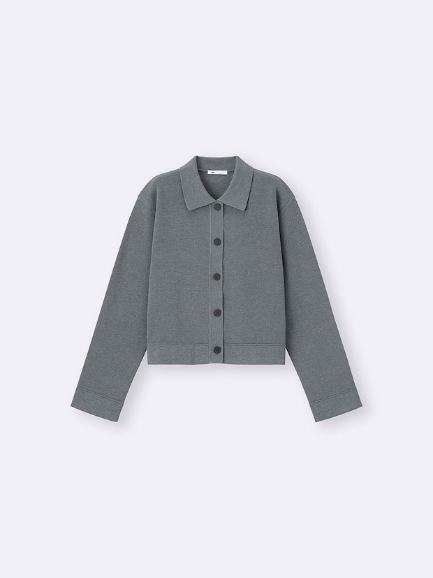 GU ミラノリブポロカーディガン GUのミラノリブポロカーディガン