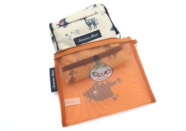 折りたためる リンネル4月号ムーミンボストンバッグ折りたためる