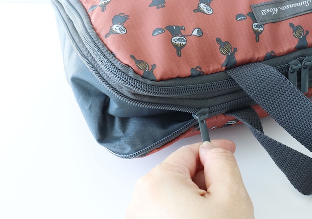 リンネル4月号リトルミイ圧縮ケースファスナー