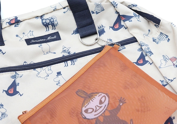 リンネル4月号ムーミンボストンバッグ&メッシュポーチ リンネル4月号ムーミンボストンバッグ&メッシュポーチ