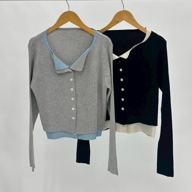 しまむらのコンパクトニットカーディガン（ATSUKO）