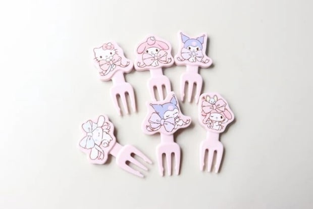 ダイソー　フォークピック M／Xリボン