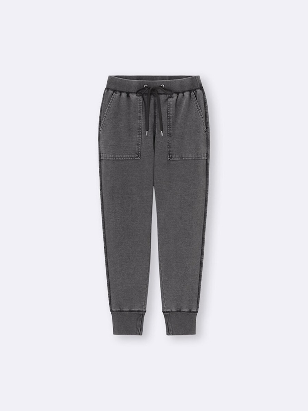 2026gu値下げレディースデニムスウェットイージーパンツ