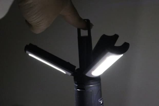 ダイソー　2WAYキャンピングライト　使用例　ランタン