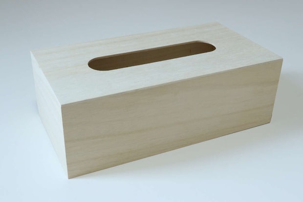 木製ティッシュケース