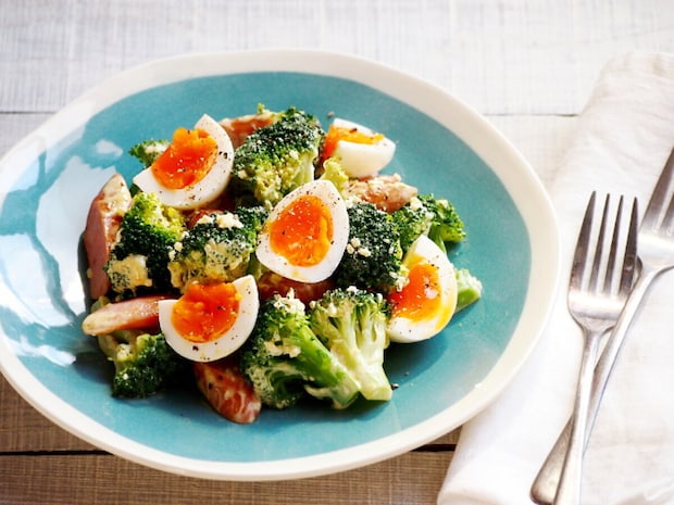 ウィンナーとブロッコリーのカレーマヨサラダ