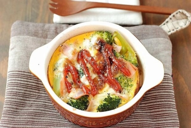 ブロッコリーのキッシュ風