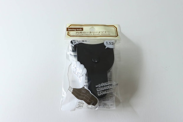 セリアの円周ロータリーメジャーのパッケージ