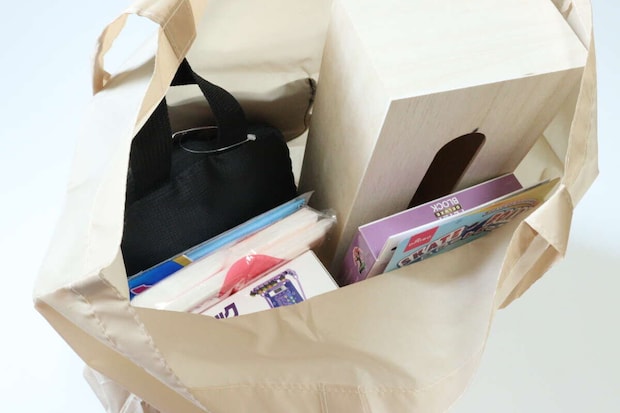 折りたたみショッピングバッグ（ダイカットネコ）　容量