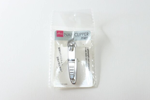 ダイソーの爪切り（E）のパッケージ