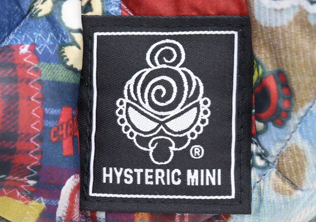 ヒステリックミニビッグパフショルダーバッグ織りネーム