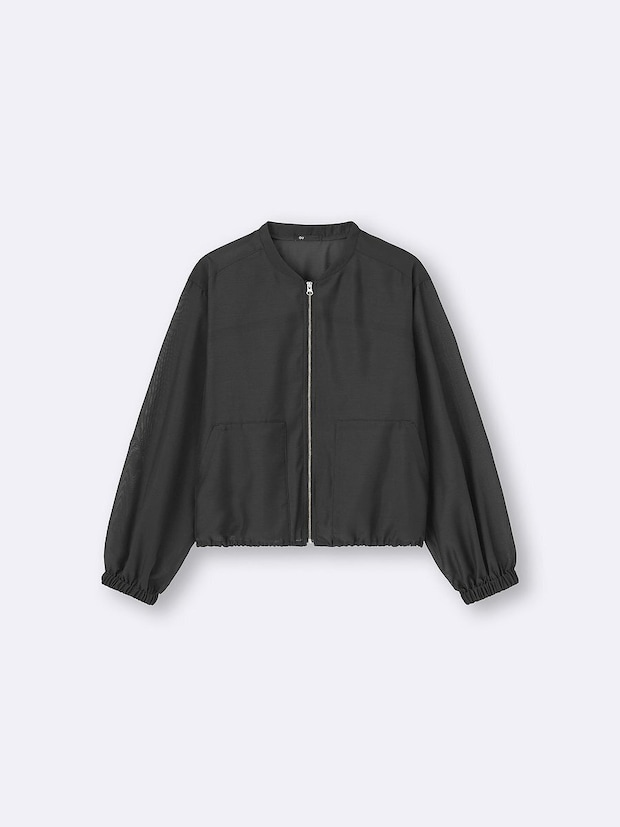 GUのシアーブルゾン