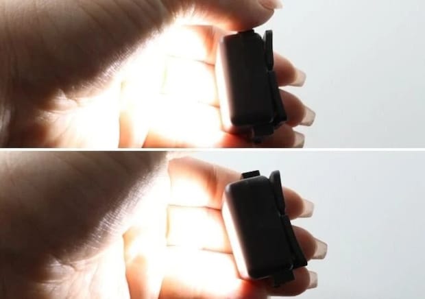 ダイソー　COBヘッドライト　光量