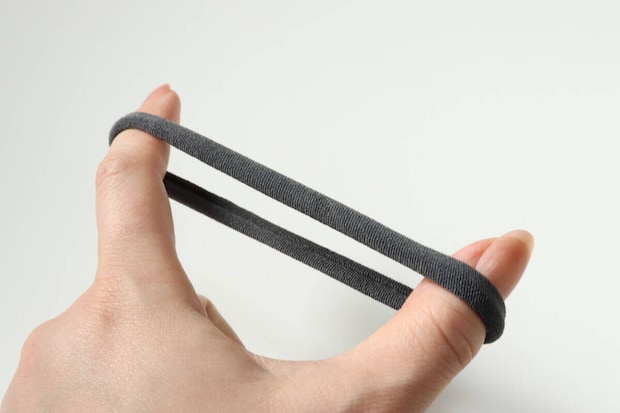 セリアのジャージヘアゴムは伸縮性が良い