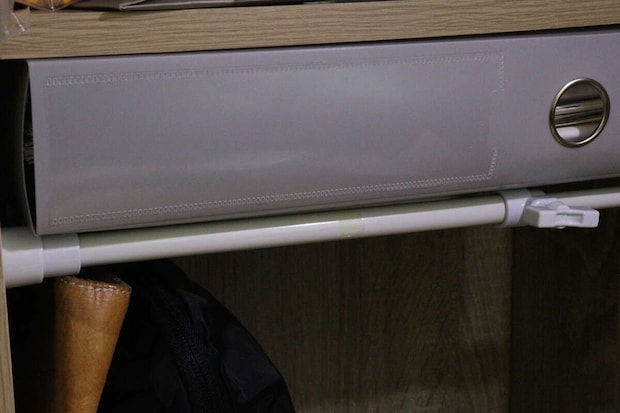 つっぱり棚（30cmー45cm）　使用例