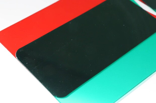 落ちない暗記シート　シートを重ねた状態