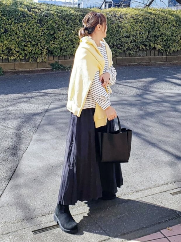 2026春大人女性おすすめイエロー差し色コーデ