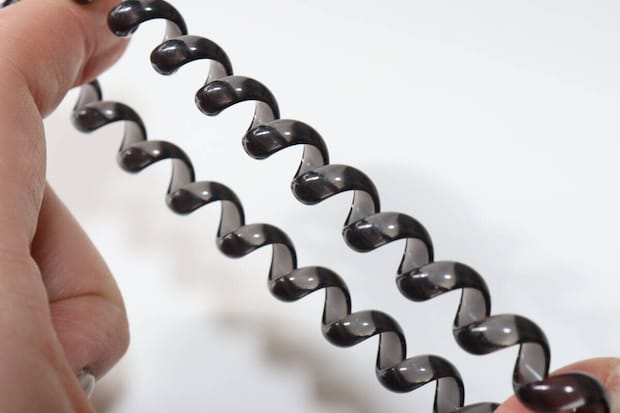 スパイラルヘアゴム　伸びる