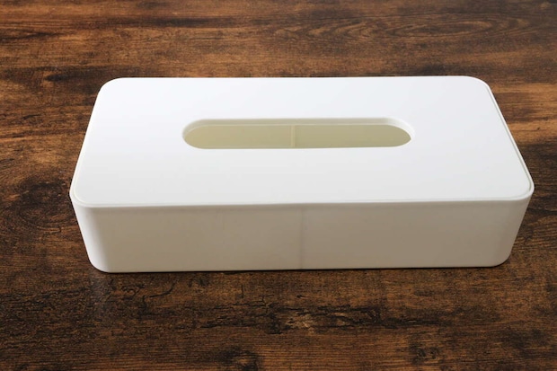 ティッシュケース（ホワイト）　パッケージ