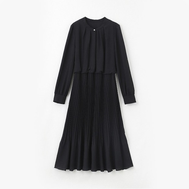 しまむらのシフォンジョーゼットワンピース（maki）