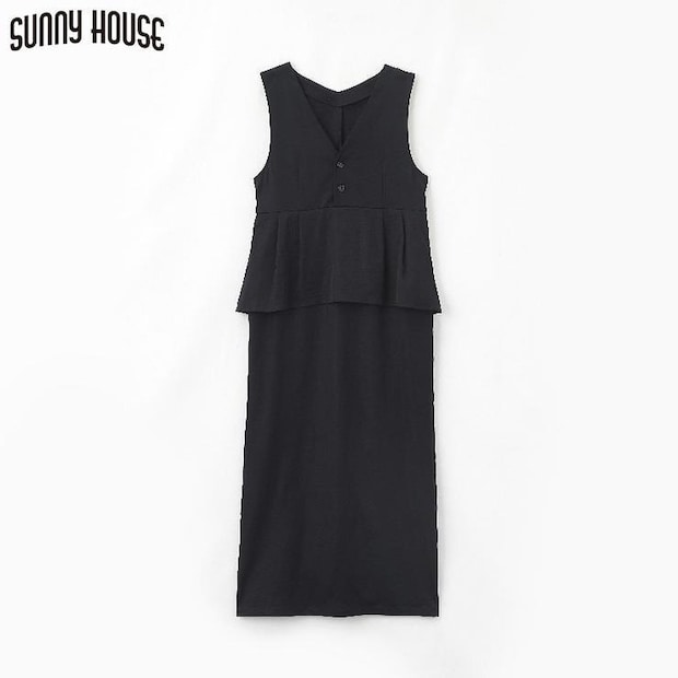 しまむらのペプラムジャンパースカート（SUNNY HOUSE）