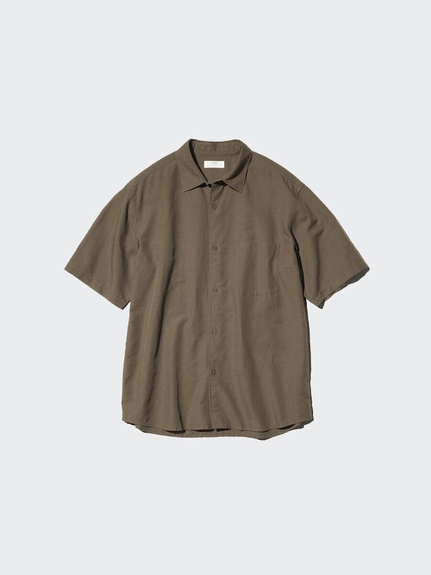 コットンリネンシャツ 2026ユニクロ新作女性おすすめコットンリネンシャツ