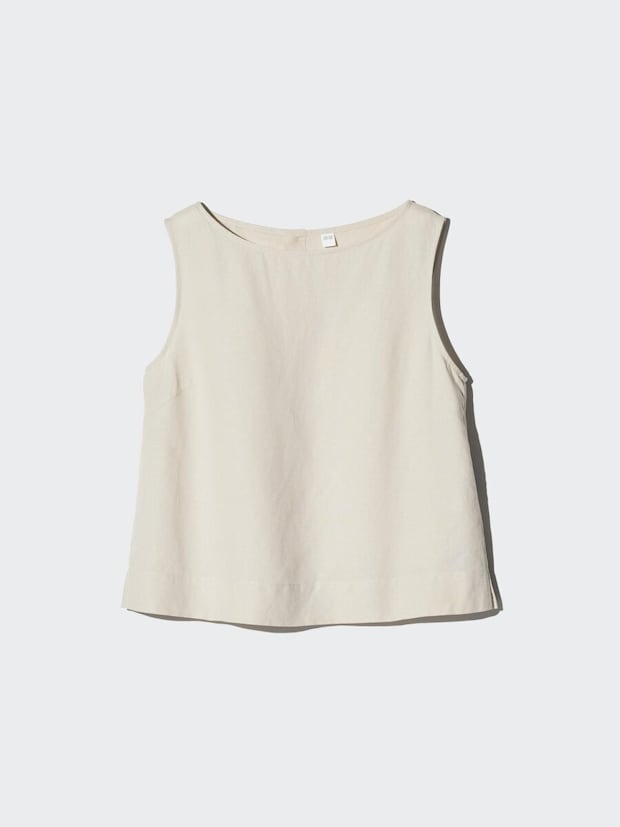 リネンブレンドブラウス 2026ユニクロ新作女性おすすめリネンブレンドブラウス