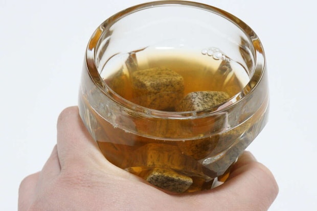 ダイソーのストーンアイスキューブの冷却効果