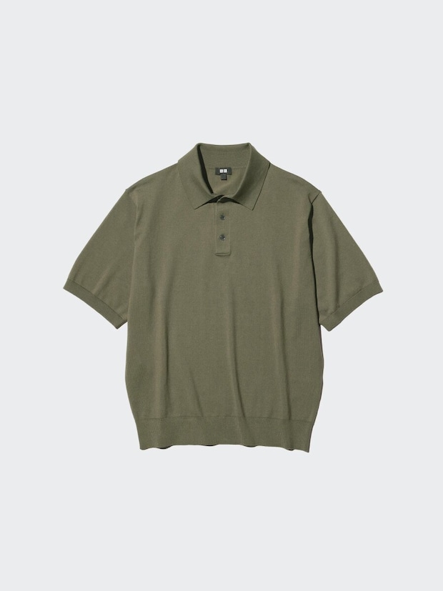 ウォッシャブルニットポロセーター 2026ユニクロ女性おすすめメンズウォッシャブルニットポロセーター