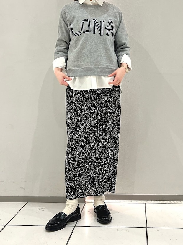 グレースウェット スカート コーデ グレースウェットとスカートのコーデ5