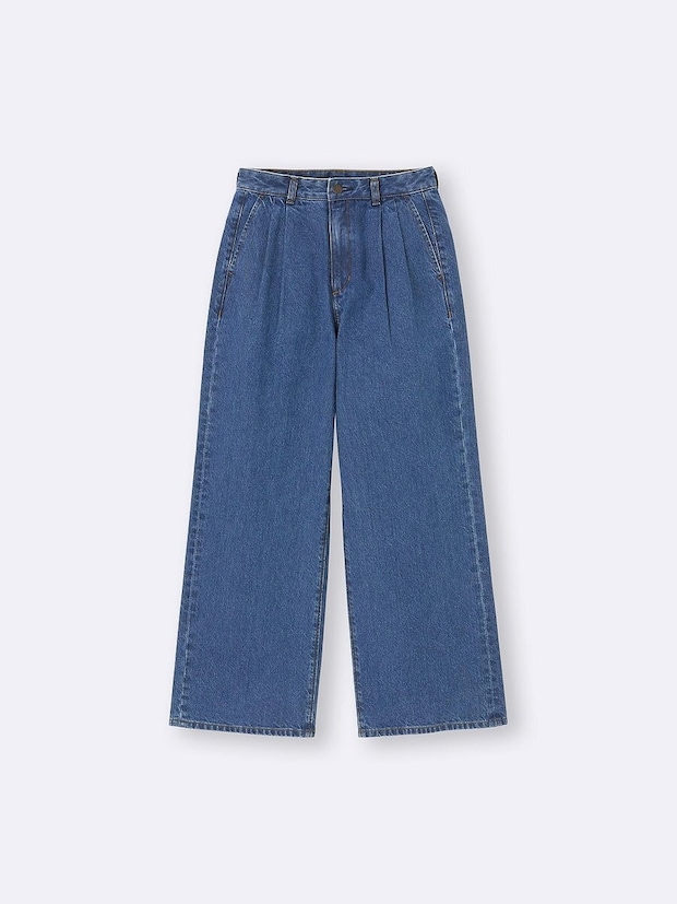 GU デニムタックトラウザー GUのデニムタックトラウザー