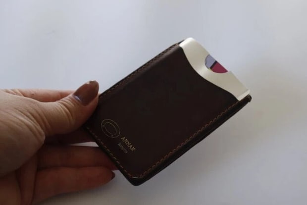 ダイソーのスキミング防止カードケース（3枚）の使用例