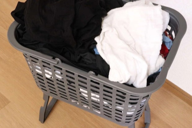 ダイソー　高さが変えられるバスケット　使用例