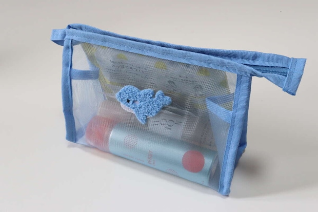 メッシュポーチ（A）　使用例